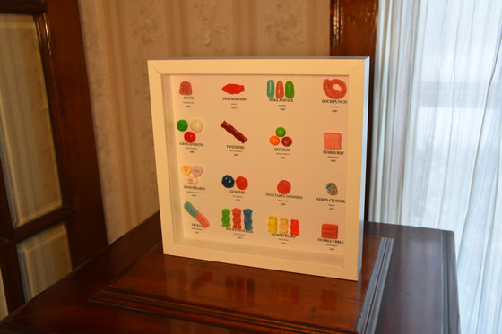 Candy History - Wall Shadow Box - WraithArt