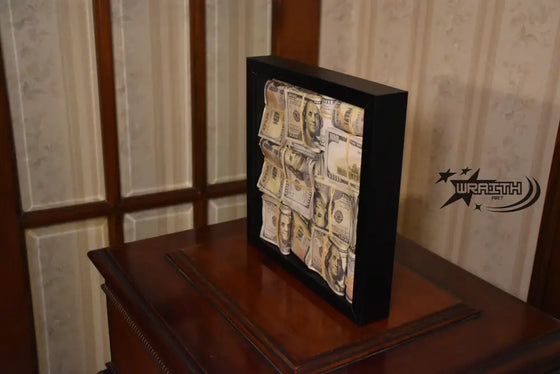 Cash & Rubber Bands - WALL SHADOW BOX - WraithArt