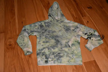  Green Ice Dye Tie-Dye Hoodie With Rhinestones