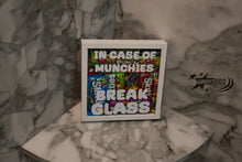  In Case of Munchies Break Glass - Wall Shadow Box - WraithArt