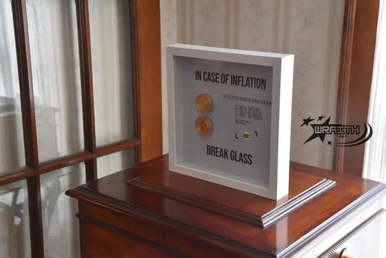 Panic Bitcoin - Wall Art Shadow Box