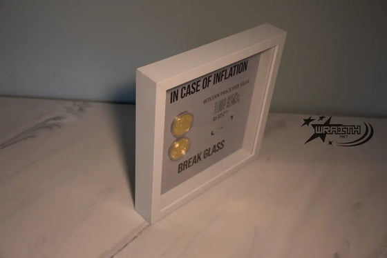 Panic Bitcoin - Wall Art Shadow Box