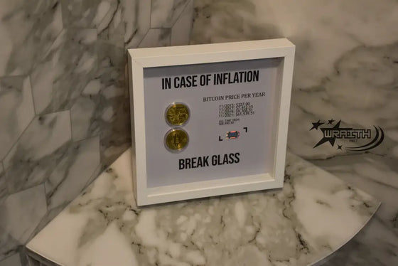 Panic Bitcoin - Wall Art Shadow Box