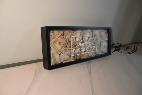 Rectangle Cash Stuffed Canvas - Wall Art Shadow Box