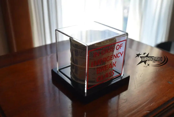 Ultra Realistic Money Roll Display - In Case of Emergency Break Glass - WraithArt