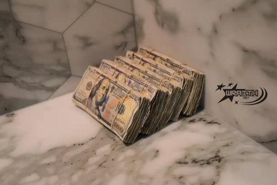 Ultra Realistic Movie Prop Money - 100 Dollar Bills 5 Bands